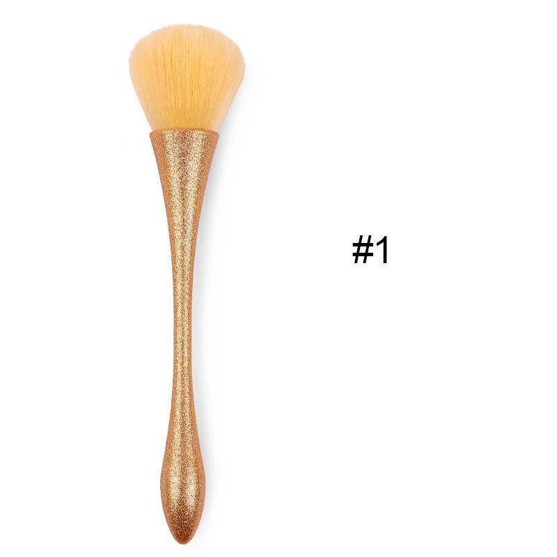 Pict you nagelborstel reinigen verwijder stof poeder nail art pedicure zacht verwijder stof acryl schone borstel voor nagelverzorging: 6