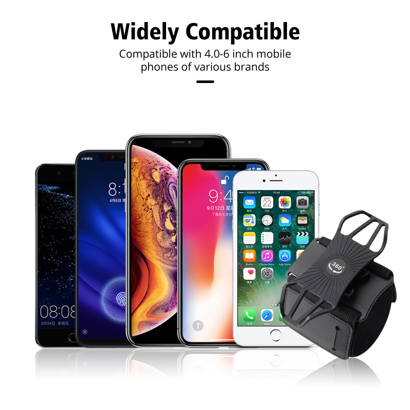 Removable Bracelet Holder Mobile Telephone Sports Bracelet Outdoor Pols Smartphone Stand Arm Band for Samsung Xiaomi Support