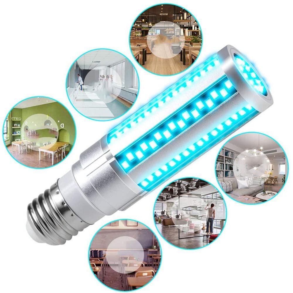 Uvc Led Lamp E27 Uv Led Lamp 15W 20W Desinfection Licht Led Corn Bulb 220V Ultraviolet Licht bacteriedodende Sterilisatie Lamp