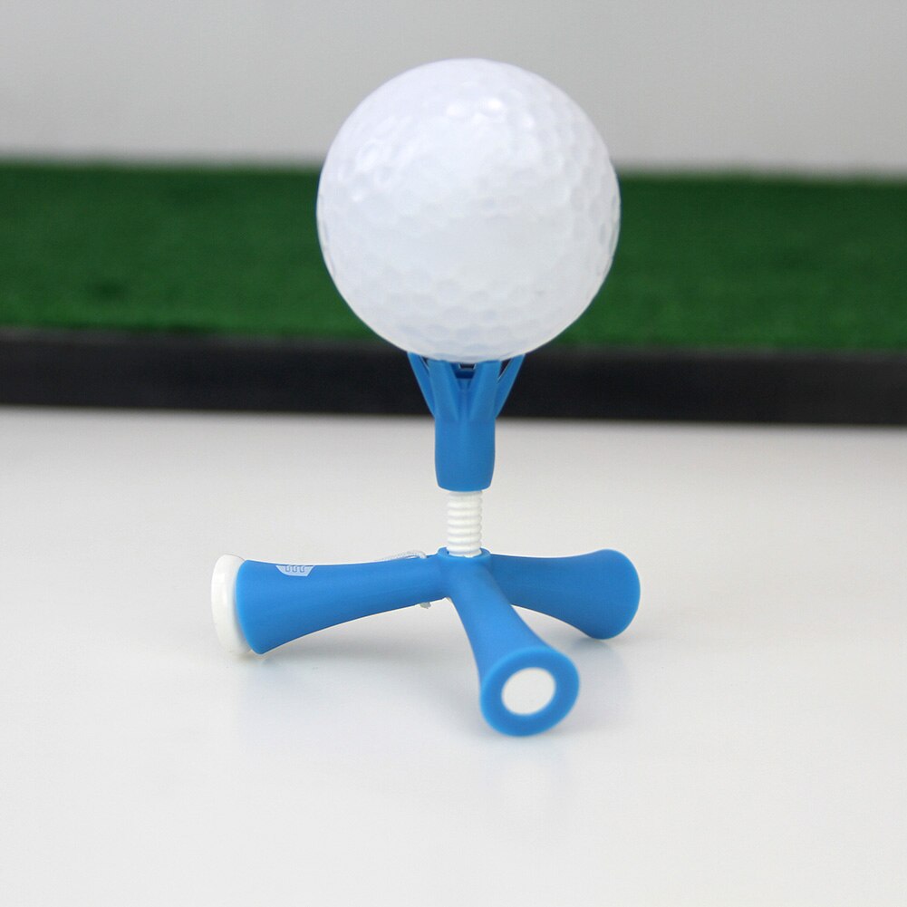 Té de Golf de Golf Golf Triangle Té de Fourche Réglable Télescopique Té de Golf Ballon D'entraînement Té de Golf Porte-Balle Tees De Golf En Plein Air Té