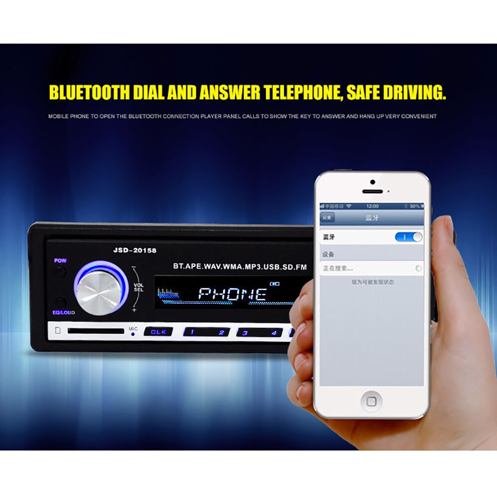 auto MP3 macchina di carta auto lettore MP3 supporta Bluetooth del telefono Radio di musica Senza Fili di Bluetooth per auto USB lettore mp3 bluetooth