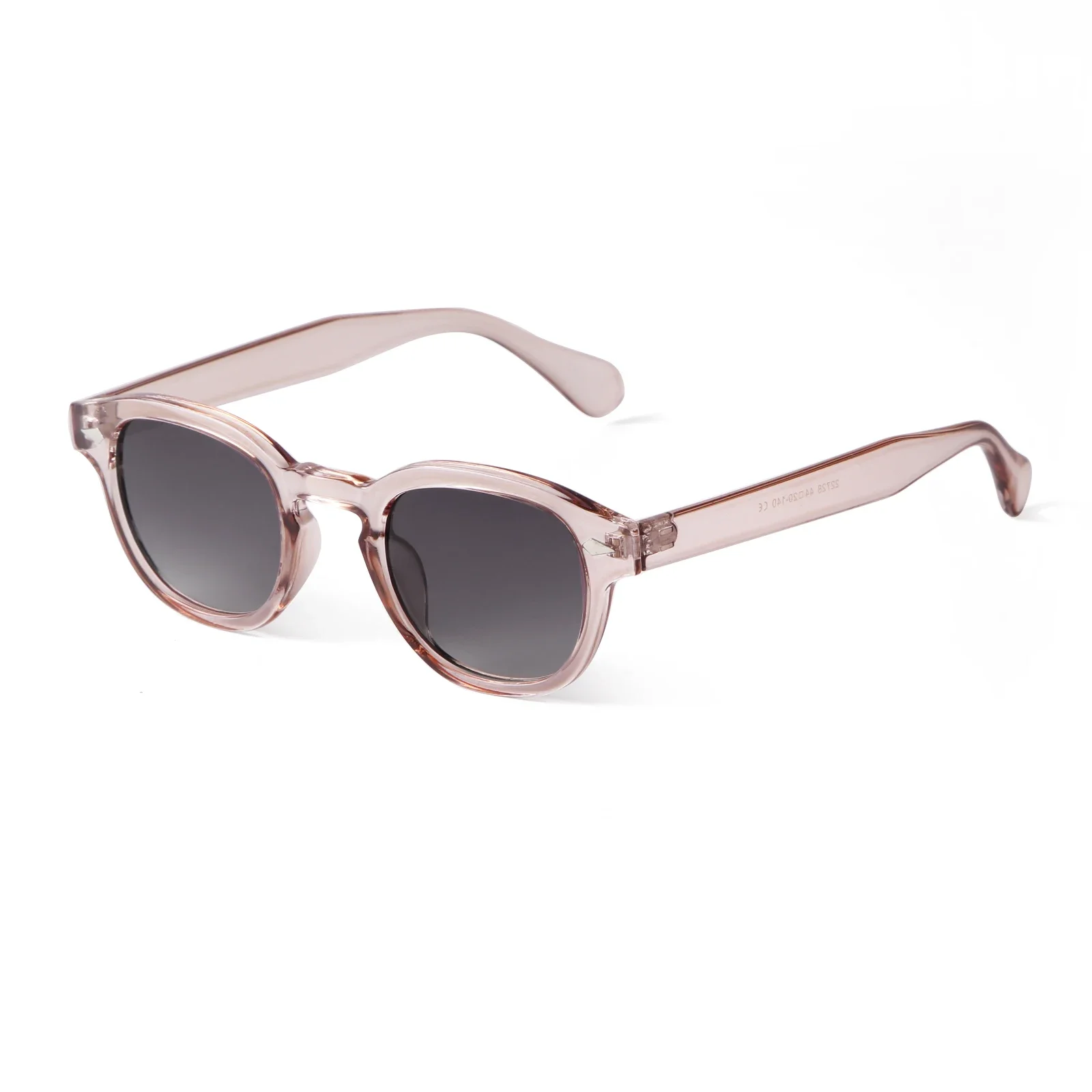 HISTORIA Vintage remache carey gafas de sol redondas mujeres hombres 2022 de Retro amarillo azul lente gafas de sol cuadradas S22728: Plata