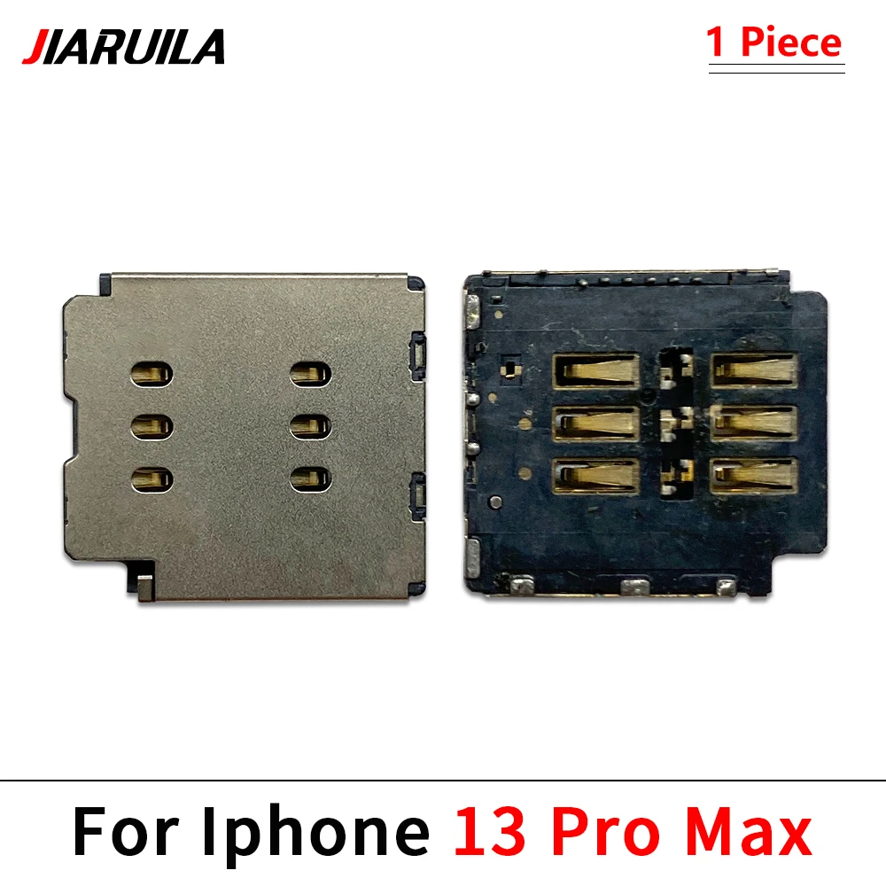 SIM Card Reader For Iphone 15 14 13 12 Pro Max Mini Plus Dual SIM Card Slot Socket Inner Adapter Flex Cable Replacement Parts: green