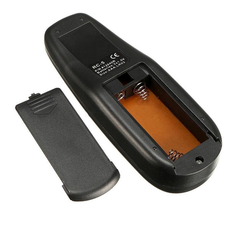 1pc Replacement Air Conditioner Remote Control Black Remote Controller Suitable For Electra RC 5