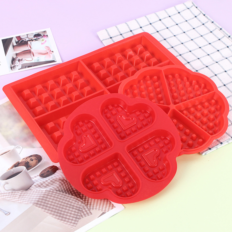Stampi per Waffle in Silicone stampi per dolci antiaderenti stampi per Muffin per biscotti da forno a microonde utensili da cucina Bakeware da cucina