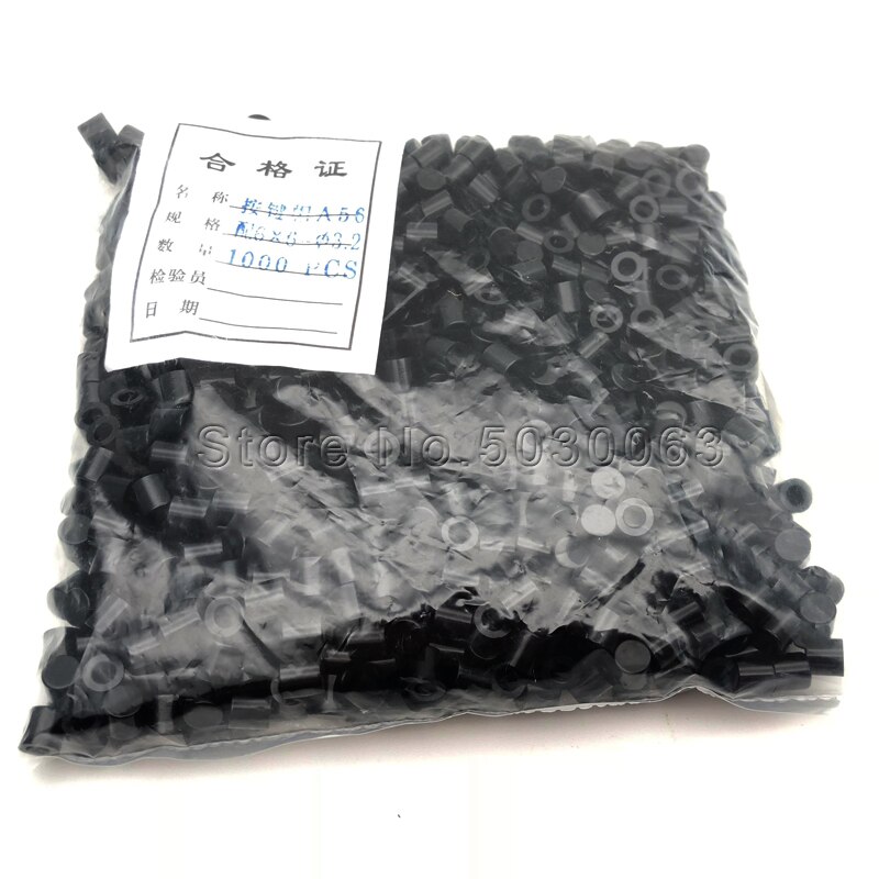 1000pcs/lot Black A56 switch cap suitable for 6*6 switch series 6*6 button/key cap high 6MM