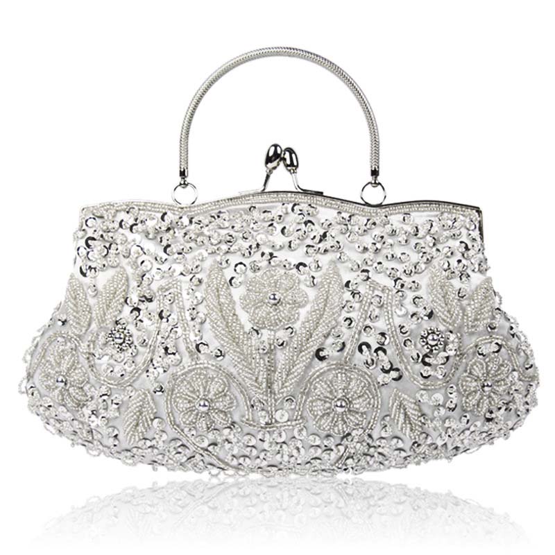Maiduod – sacs de soirée pour femmes, , pochettes de jour pour mariage, fête, dîner: Silvery