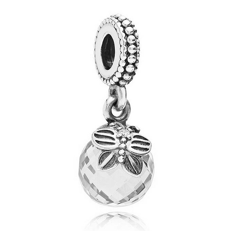 Pendentif à breloques en argent Sterling 925, lanternes en forme de cœur, de lune, d'étoile, de fleur, perles adaptées à un Bracelet de bijoux à la , DIY: 13