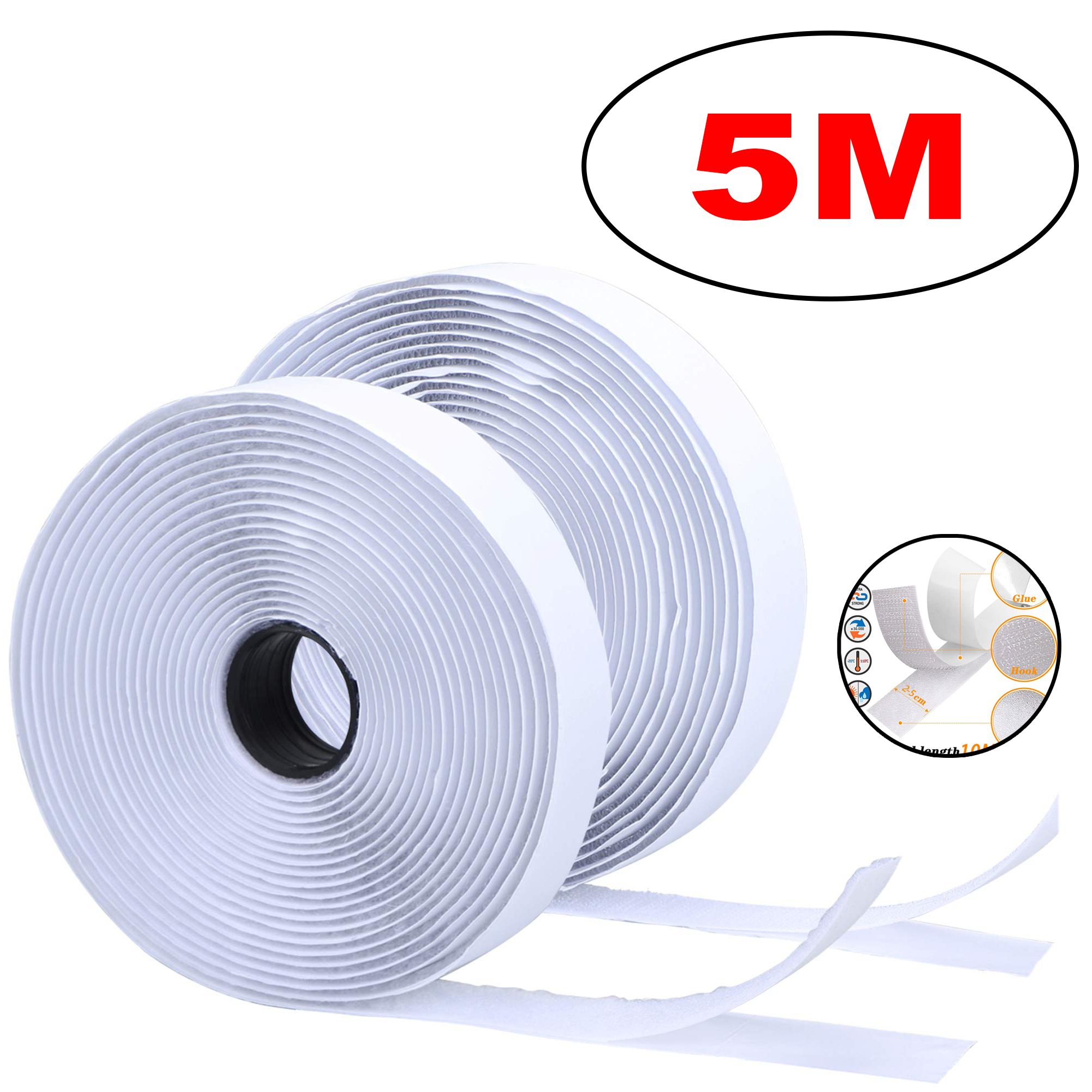 Belcro, 1-25M Correa Tiras De  Cinta Autoadhesiva Auto Adhesivo De Gancho y Bucle, Negro, Blanco, Casa, Bricolaje, Grifo Mágico, Pegatinas De Pegamento Muy Fuerte , Correa Adhesiva Costura Organizador Muy Fuerte: 10mm / Latón envejecido