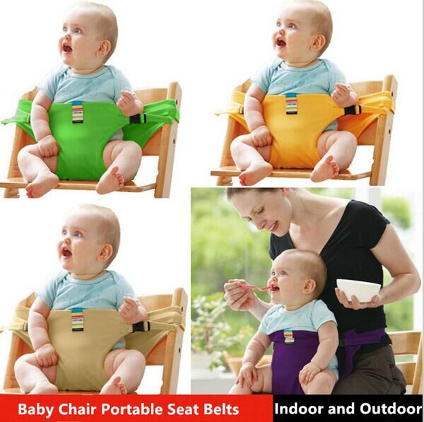 Babystol bærbart spædbarnsæde produkt spisestue frokoststol / sikkerhedssele, der fodrer højstolssele baby foderstol  #62