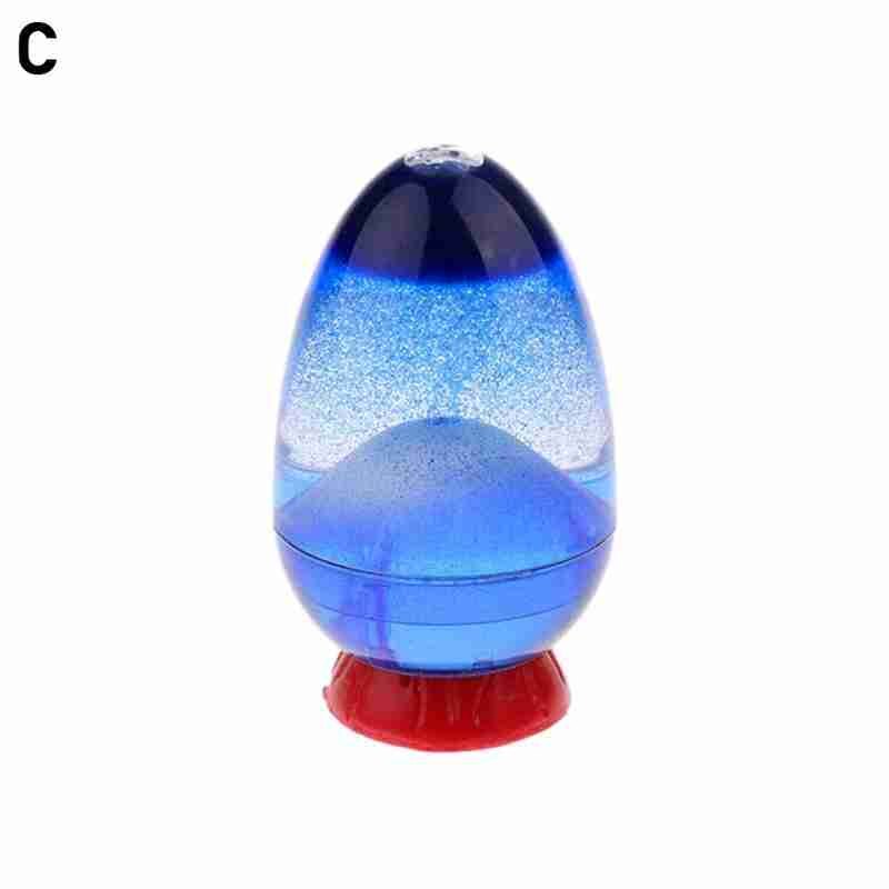 Liquid Oil Volcano Sand Watch Craft Ornaments Home Wedding Valentine Decoration Accessories For Lovers V0T9: C