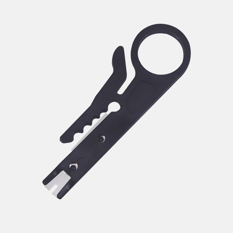 Multifunction Coaxial Automatic Stripping Pliers Wire Cable Tool Wire Stripper Urijk Stripping Crimping Tool with Hexagon Wrench: black