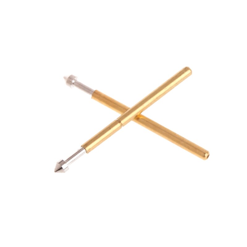 100 Pcs Spring Test Probe Pogo Pin P75-E2 Dia 1.3mm Length 16.5mm