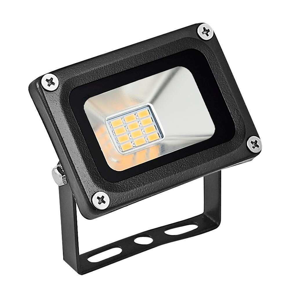 Mini Led Flood Light 10W Cold White Warm White IP65 Outdoor Floodlight Ultra Thin Led Bulb Spotlight DC12V Garden Light Exterior