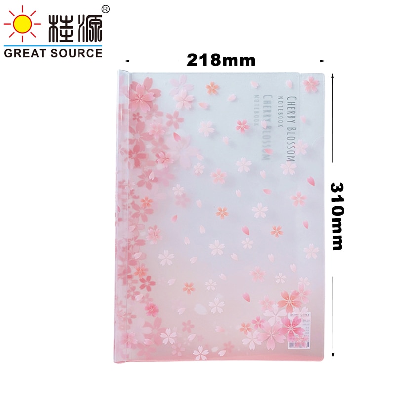 A4 Project Folder Report Document Files Folders Sakura Clip Bar Files Presentation Slide Binder Folders W218*L310mm (10PCS)