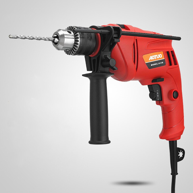 Spot Impulse Electric Drill Multi-function Electric Drill Dual-purpose Hand Electric Drill Multi-function Domestic Impulse Drill