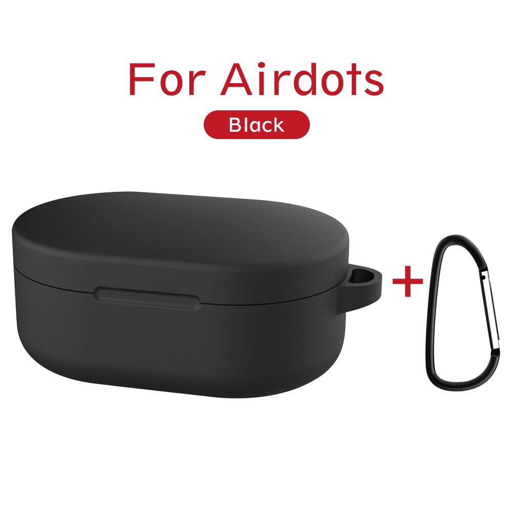 funda protectora de silicona para Redmi Airdots airdots airdot TWS funda inalámbrica Bluetooth para auriculares con gancho: 04