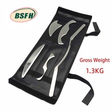 Couteau Myofascial à gratter en acier inoxydable, outil de massage pour les tissus mous, aide à desserrer le visage, le cou, Gua Sha