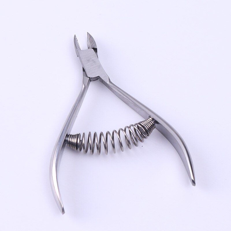 Stainless Steel Nail Cuticle Scissors Cutter Dead Skin Nipper Remover Nail Art Pedicure Clipper Tool