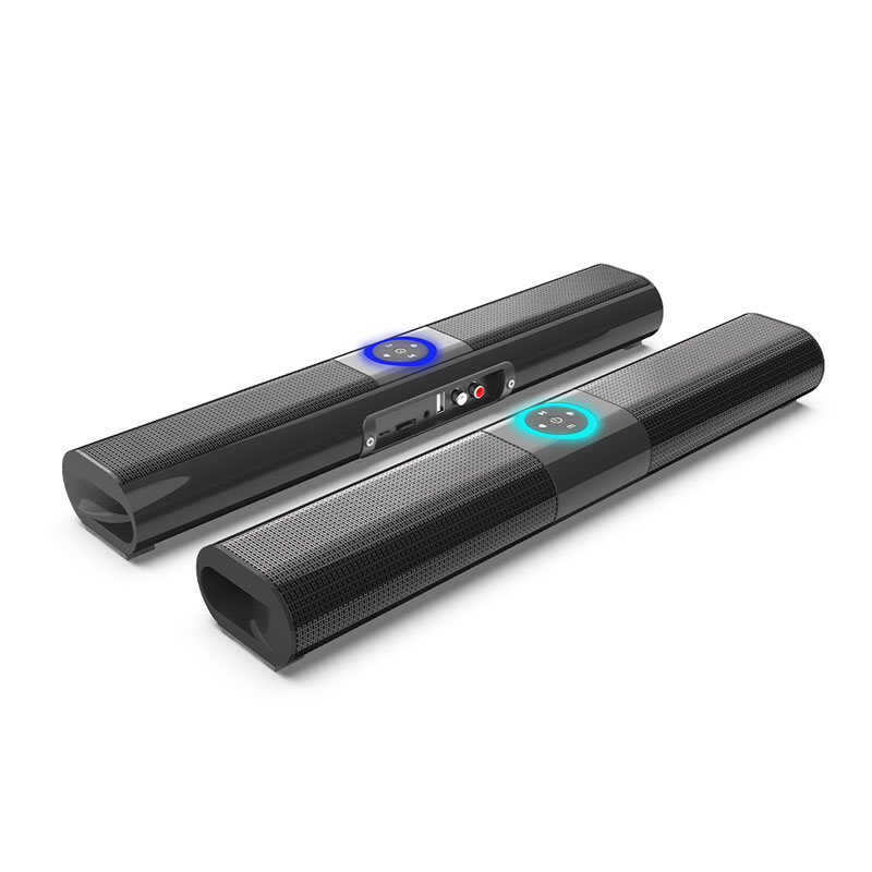 Altoparlante Bluetooth Stereo portatile Surround Sub Woofer telecomando Home Theater luce LED colorata Radio FM USB AUX TF Card