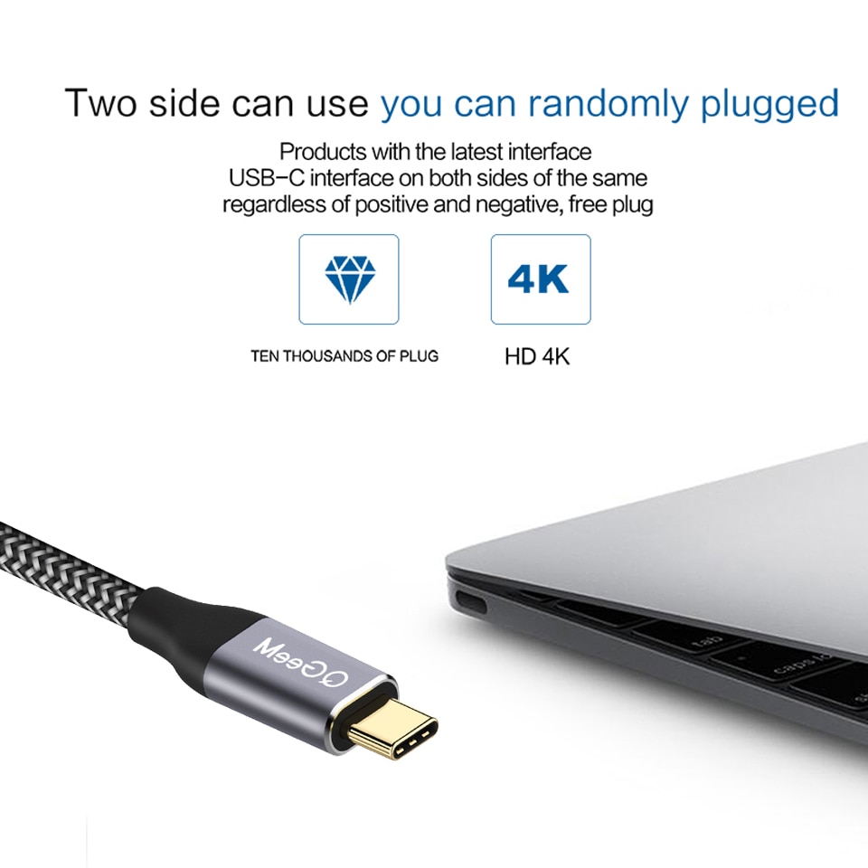 Usb C Naar Hdmi Kabel Adapter 4 K 1080P 60Hz Usb Type C Naar Hdmi 2.0 Kabel Thunderbolt 3 Kabel Voor Macbook Huawei Mate10 Sumsang S8