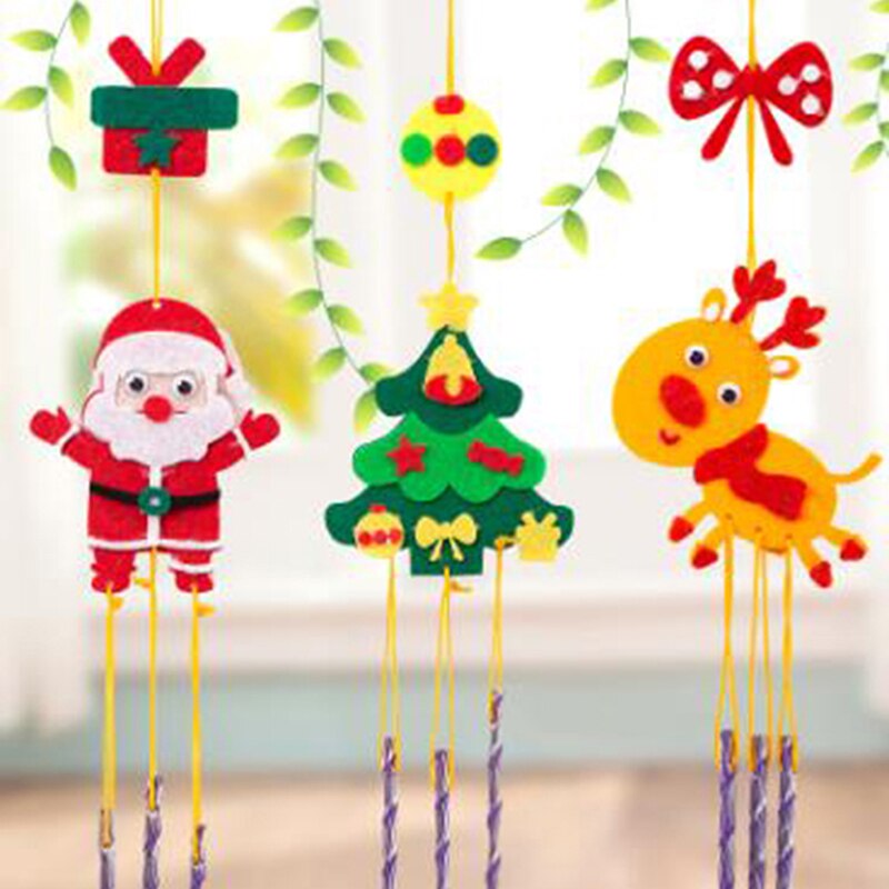 1Set Diy Eva Handwerk Kinderen Speelgoed 3D Windgong Speelgoed Windbell Behangsels Kids Arts Ambachten Decoratie