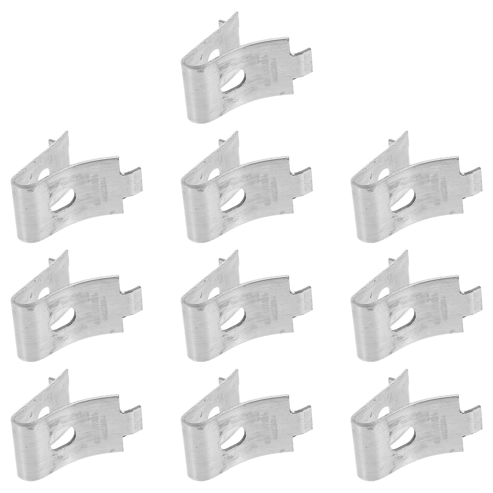 10pcs Shelf Clips Brackets Clip Shelving Support Bracket Adjustable Cabinet Metal Pegs Shelves Stainless Heavy Duty Cabinets