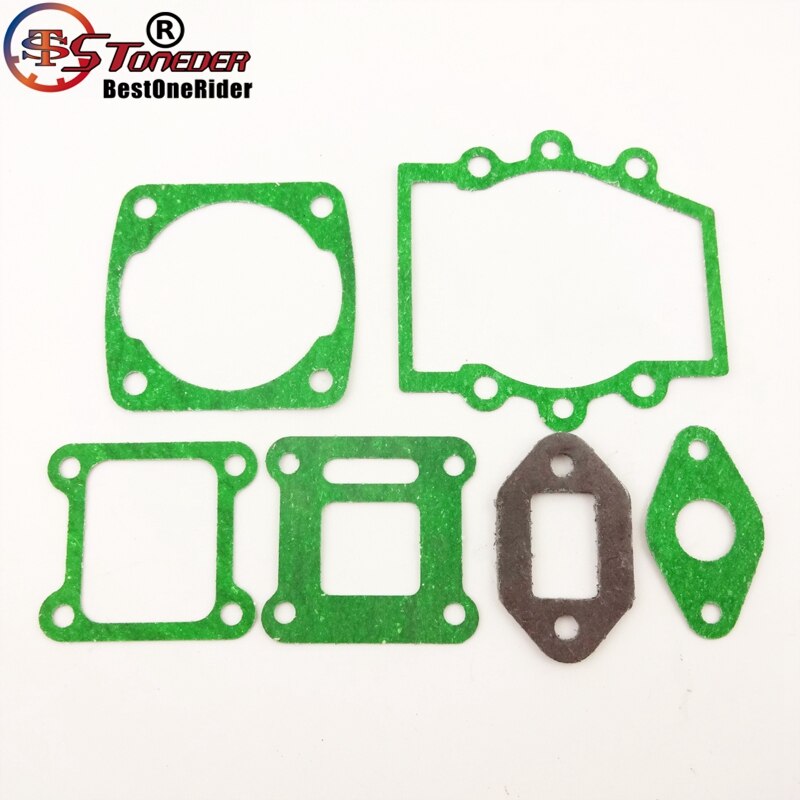 STONEDER-Juego de 5 juntas de motor para Mini moto de 2 tiempos, 47cc, 49cc, Mini Moto de cross para niños, ATV, Qaud, Go Kart, Crosser Pocket Bike
