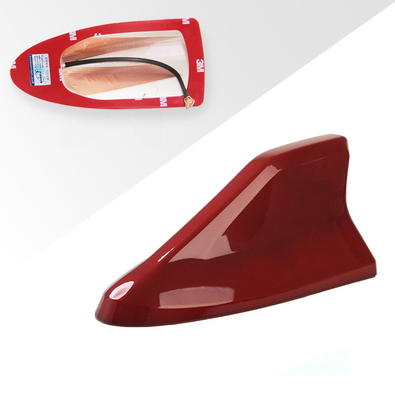 Ramble For Ford Focus 3 4, Focus-ST RS, Auto Parts Accessories, Vehicle Audio Antennas, Shark Fin Radio Aerails: Dark Red Standard