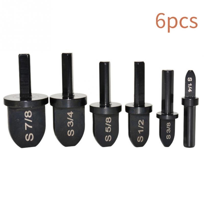 6Pcs Multifunctionele Koperen Pijp Swaging Hulpmiddel Boor Set Draagbare Lager Staal