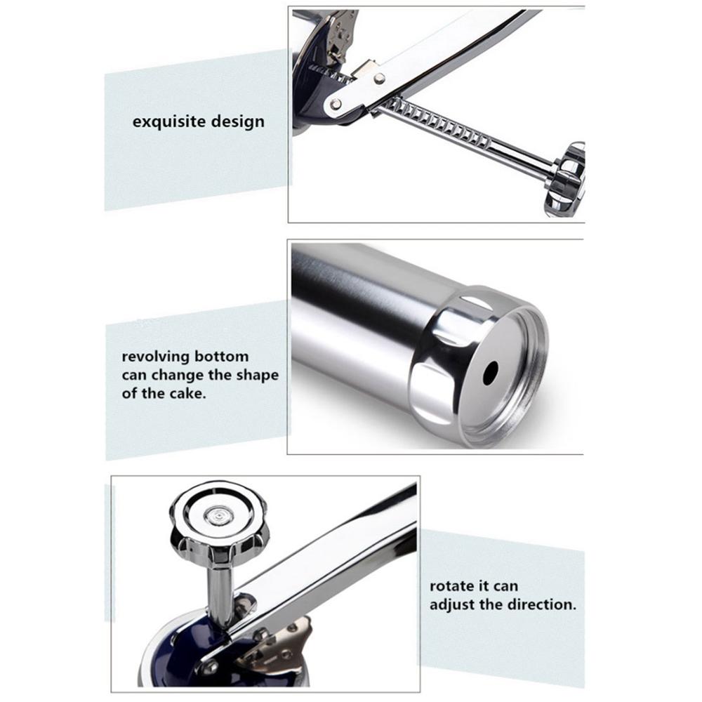 Stainless Steel Non-Stick Cookie Press Set Include 22 Shapes &amp; 4 Decorating Tips