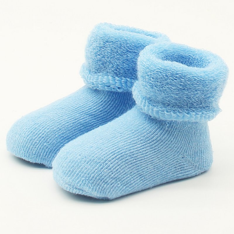 Bebé niñas niños recién nacido bebé invierno botas calientes niños pequeños calcetines de algodón suave botines zapatos de cuna 13: L