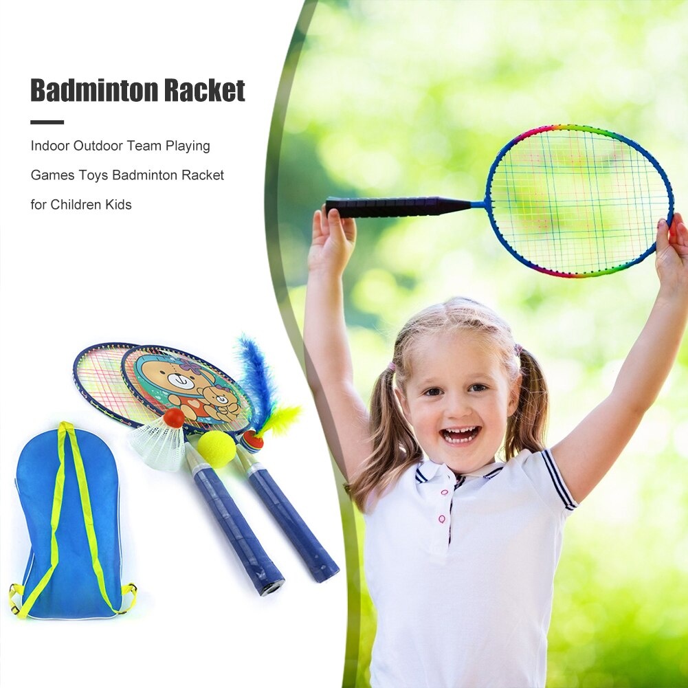 Indoor Outdoor Team Spelen Games Speelgoed Badminton Racket Voor Kinderen Kids