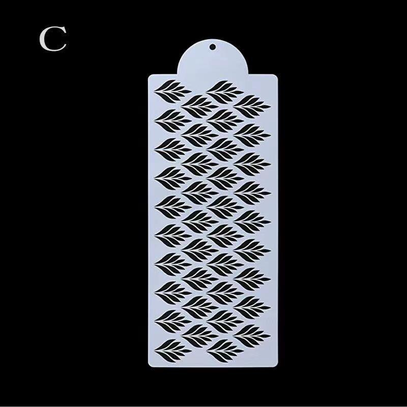 Cake Stencil Dotted Line Shape Pattern Cake Decorating Plastic Lace Cake Boder Stencils Template DIY Drawing Mold Tool Bakeware: CH190