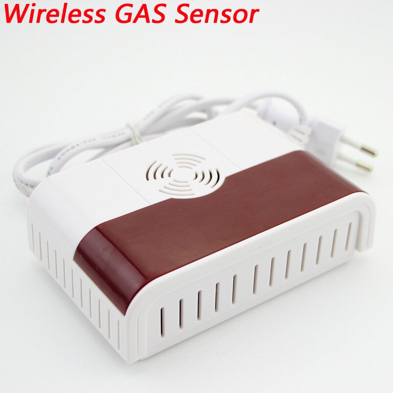 Trådløst alarm tilbehør ip kamera/dør/pir/sirene/røg/gas/vand/adgangskode tastatur sensor til wifi gsm gprs sms alarmsystem: Gassensor