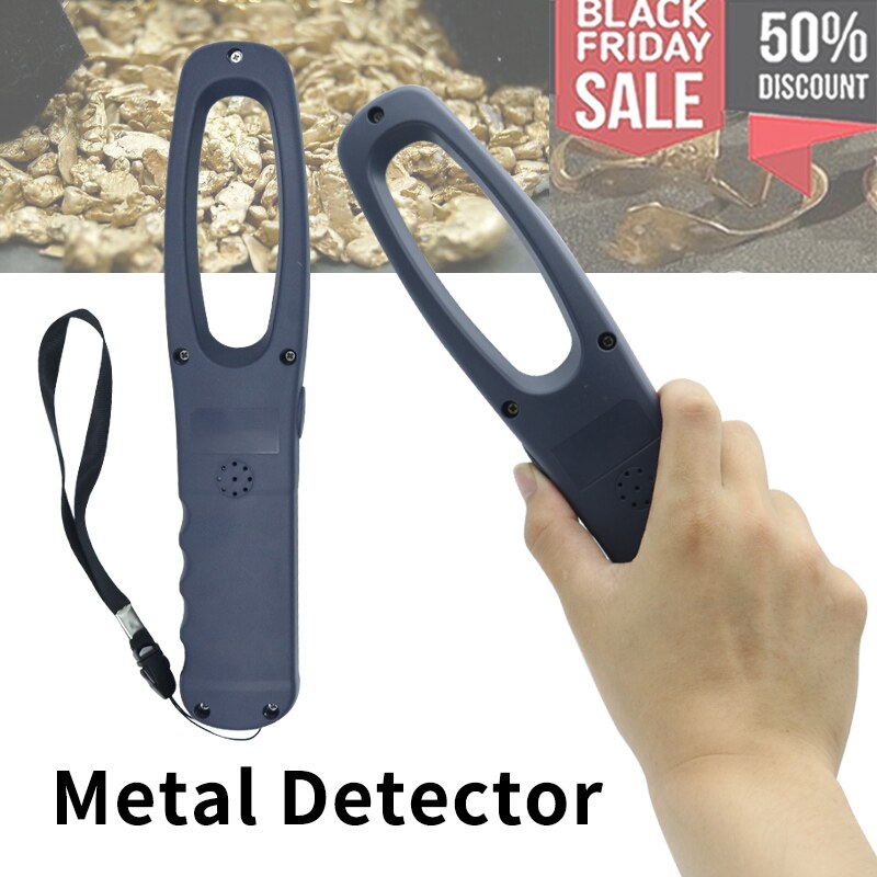 E-bit petit détecteur de métaux portable baguette barres de sécurité alarme de Vibration sonore Scanner de sécurité détecte les armes couteaux Scr