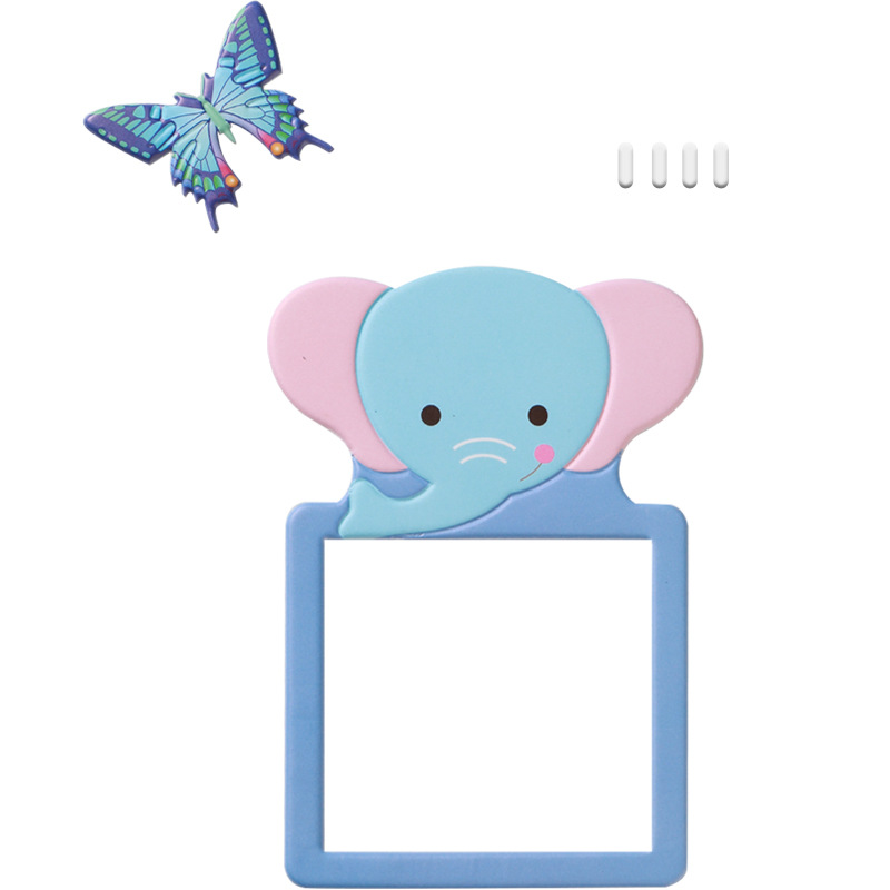 Leuke Dieren Olifant Schakelaar Sticker Remoable Muursticker Voor Kids Nursery Thuis Decal Decor