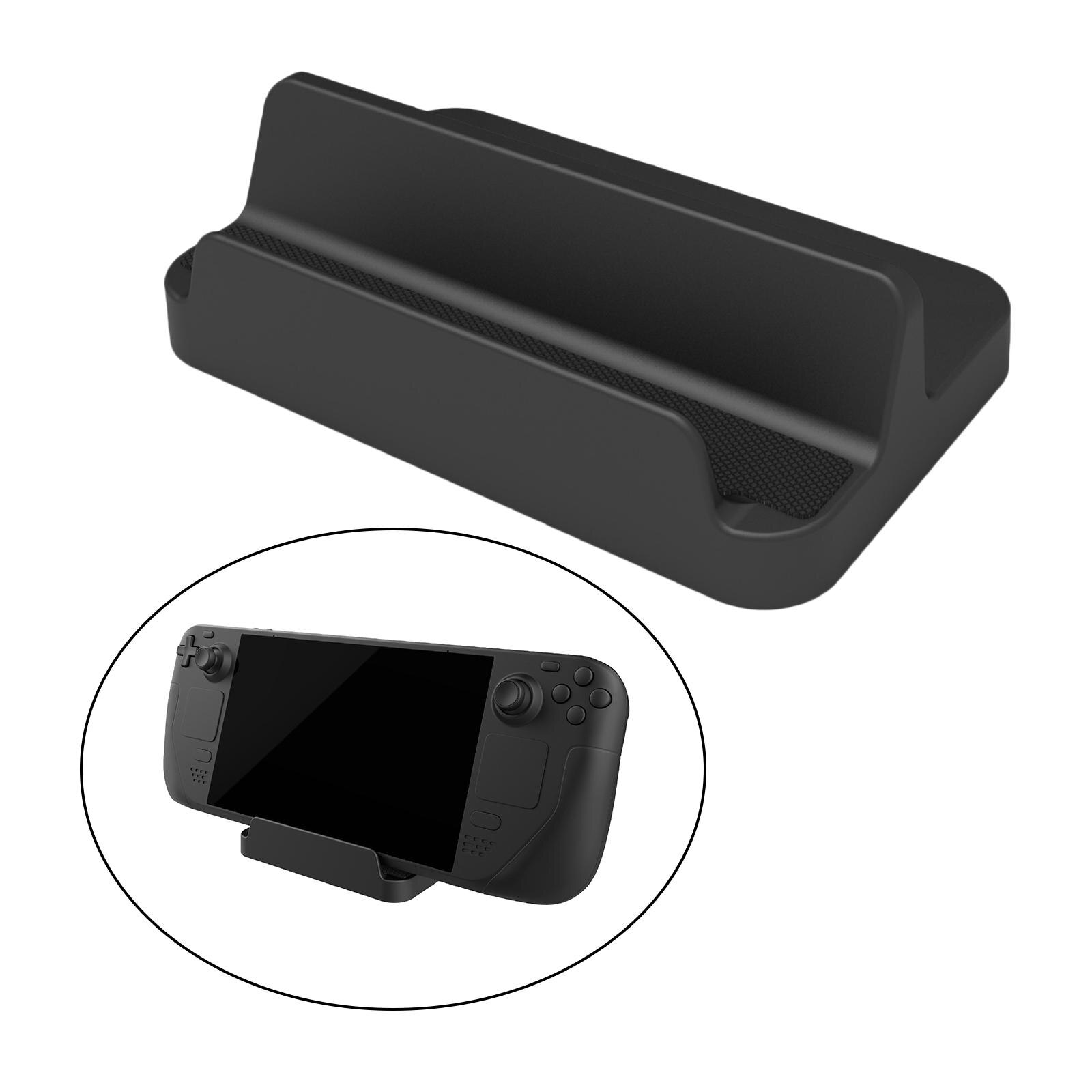 Gaming Console Docks Phone Holder Stable Support Switch Accessories Silicone Base for Switch OLED &amp; Lite Console, for Steam Deck