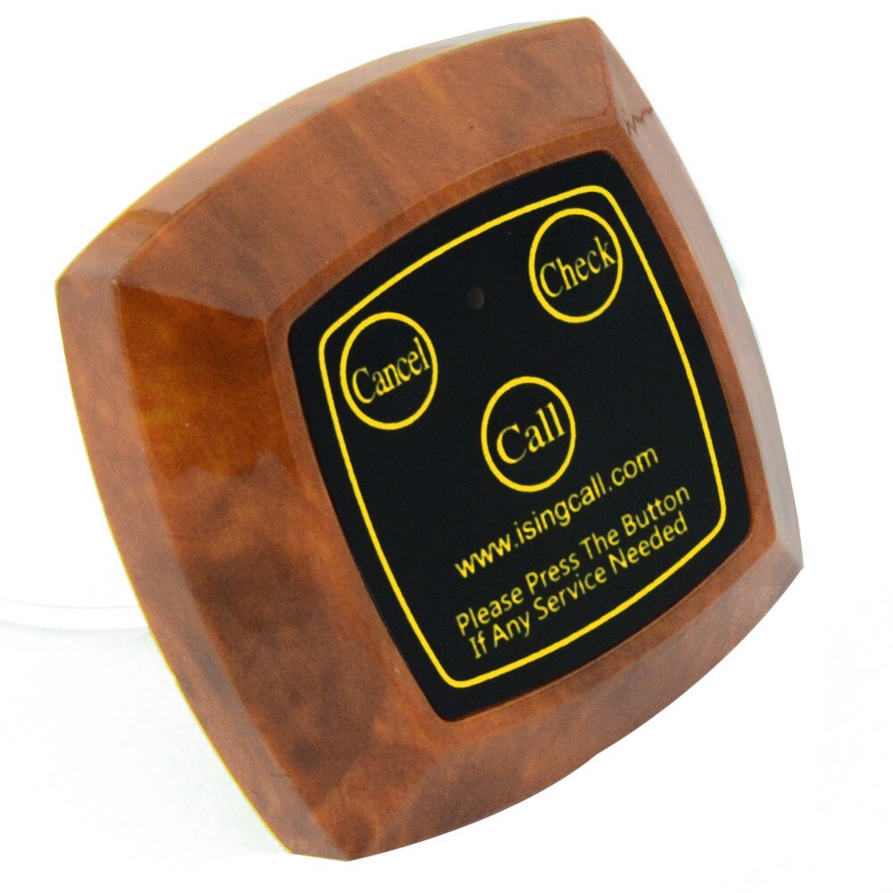 SINGCALL Wireless Restaurant Service Paging System,guest call waiter system,with call,check,cancel keys,433Mhz,.