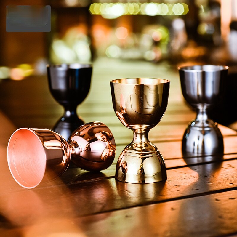 Bar Bartender Indian Stainless Steel Wine Measuring Spoon Measuring Cup Ounce Cup Ounce Gold Plated Wine Measuring Apparatus