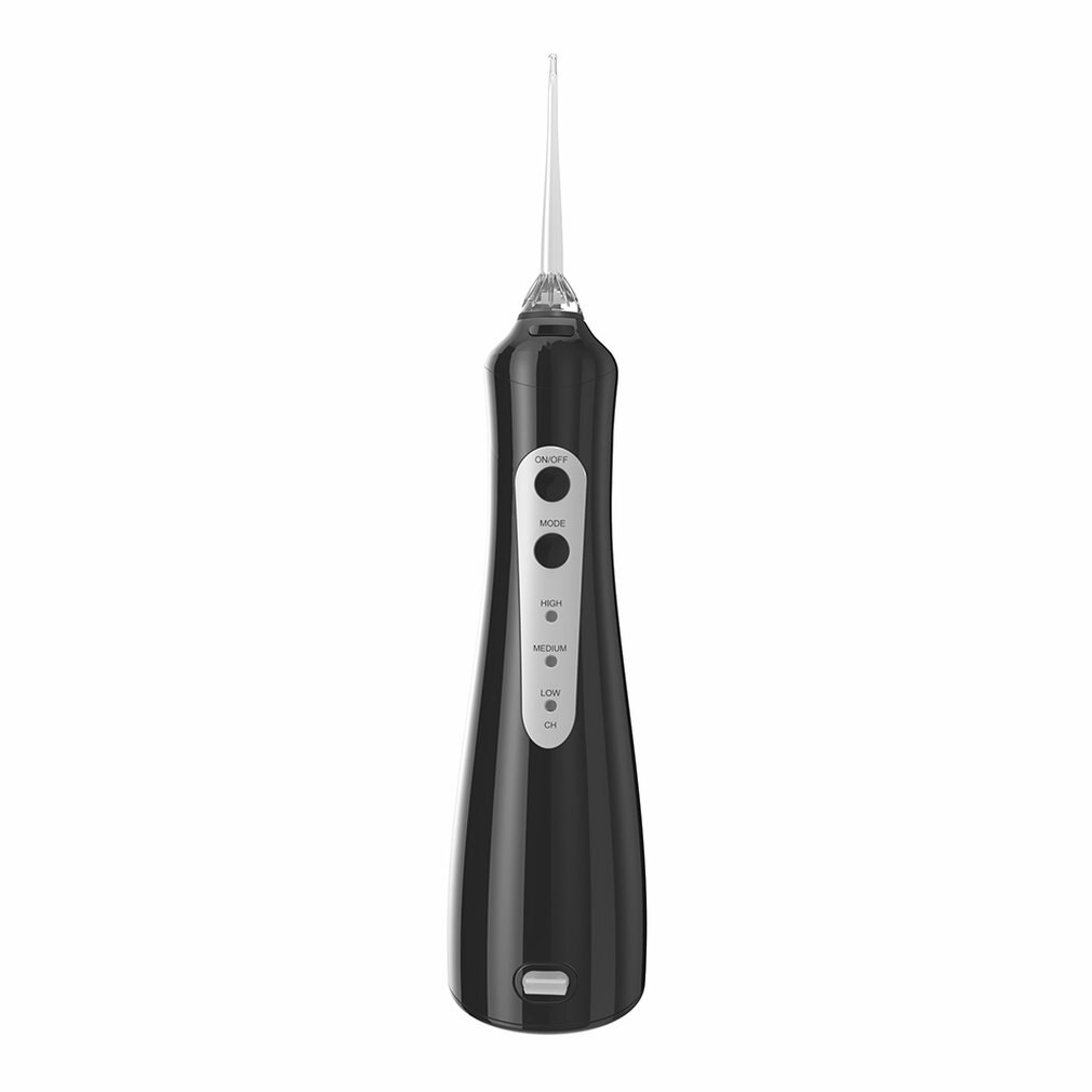Tanden Wassen Apparaat Water Floss Draagbare Monddouche Huishoudelijke Elektrische Ultrasone Witte Tanden Apparaat: black