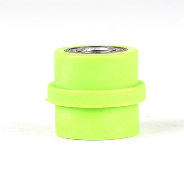 8mm 10mm concave aandrijfketting metalen plastic katrol rolgeleider spanner wielgeleider voor pit dirt straatfiets fietsen: Groen -8
