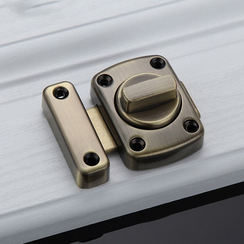 Universal Door Latch Gate Latch Security Sliding Door Lock Door Bolt Zinc Alloy With Screws Door Latch Lock Pull Cabinet Latch