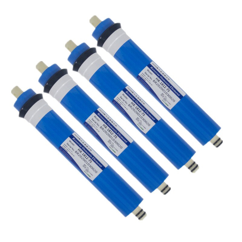 Ro membrane 75 kitchen water purification filter ro membrane water filter cartridge 1812-75 gpd reverse osmosis system: 4pcs