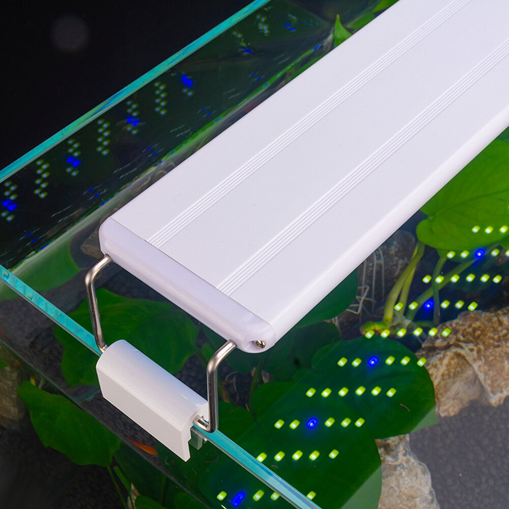Aquarium Led Licht Slanke Uitschuifbare Clip-On Aquarium Plant Licht 5W/6W/8W/10W/11W/13W/16W/20W Aquarium Led Verlichting Voor Aquarium