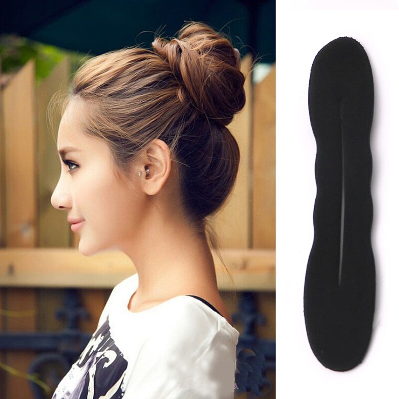 Vrouwen Meisjes Magic Hair Styling Gereedschap Spons Haar Donut Bun Maker Voormalig Twist Kapsel Clip DIY Donuts Haar Bun Gereedschap roller