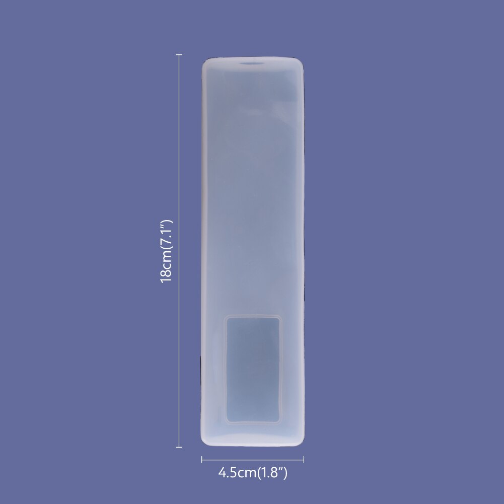 Transparent Silicone Remote Control Cover For Hisense Konka Haier TV Air Conditioner Remote Control Case Dust Protective Case: Model Y 18 x 4.5cm