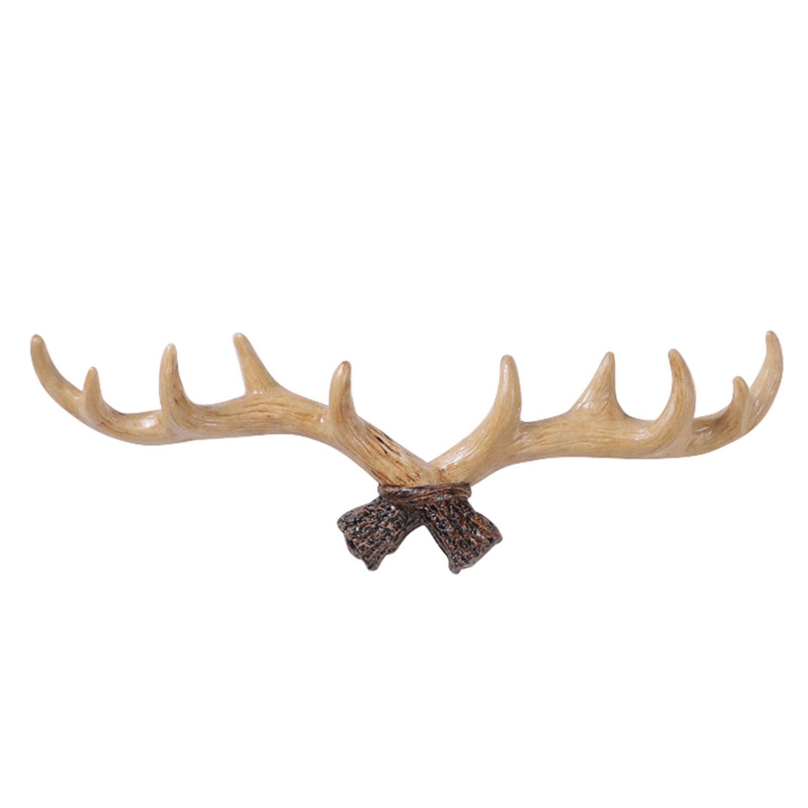 Hook Rack Household Wall-Mounted Antler Hooks Coat Hanger Storage Rack for Towel Bags Clothing: A