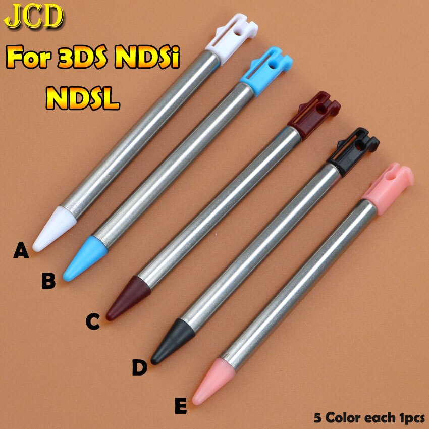 JCD-Juego de lápiz táctil de pantalla táctil de Metal retráctil para Nintendo 3DS XL, para Nintendo 3DS NDSi NDSL, accesorio de juego, 1 Uds.: For 3DS NDSI NDSL