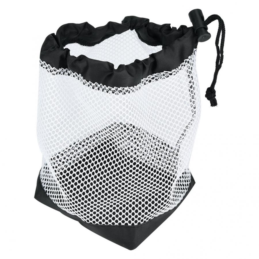 Nylon mesh snørepose 36 kugler opbevaringsnet taske tilbehør